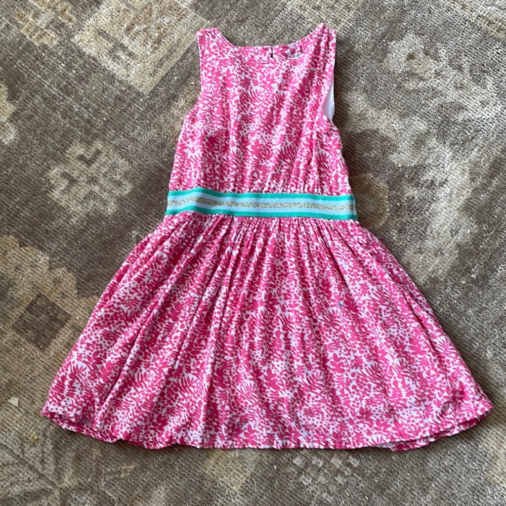 Boden pink floral dress 6-7y 122 cm
